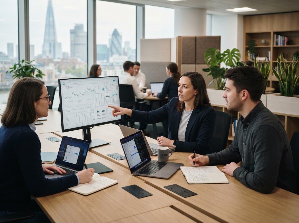BTC 500 Luroth data analysis workspace used for financial decision support